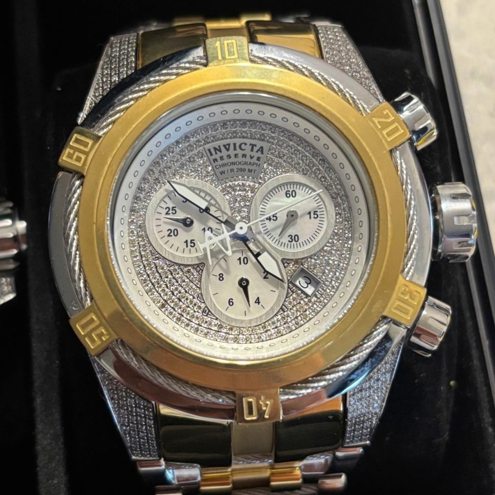 Invicta Reserve Bolt Zeus Diamond 1.81ctw Men's Watch Swiss Ronda